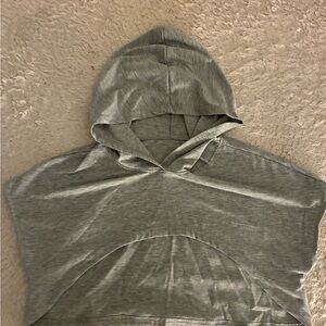 SHEIN Gray Cropped Hooded Vest for Kids